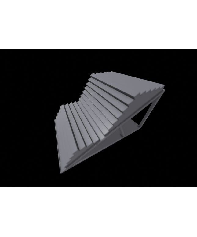 1/16 - 1/18th Ramp Steps Terrain - Monster Truck - Crawler Scale - Works as Display Stand - Includes Anti Slip Rubber Feet - Expandable