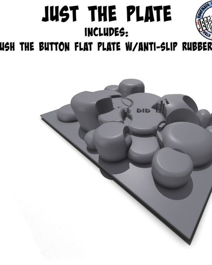 1/16- 1/18th Up / Down Plate - Flat / Bridge Plate - Push the Button - Monster - Crawler Scale - Anti Slip Rubber Feet - Expandable