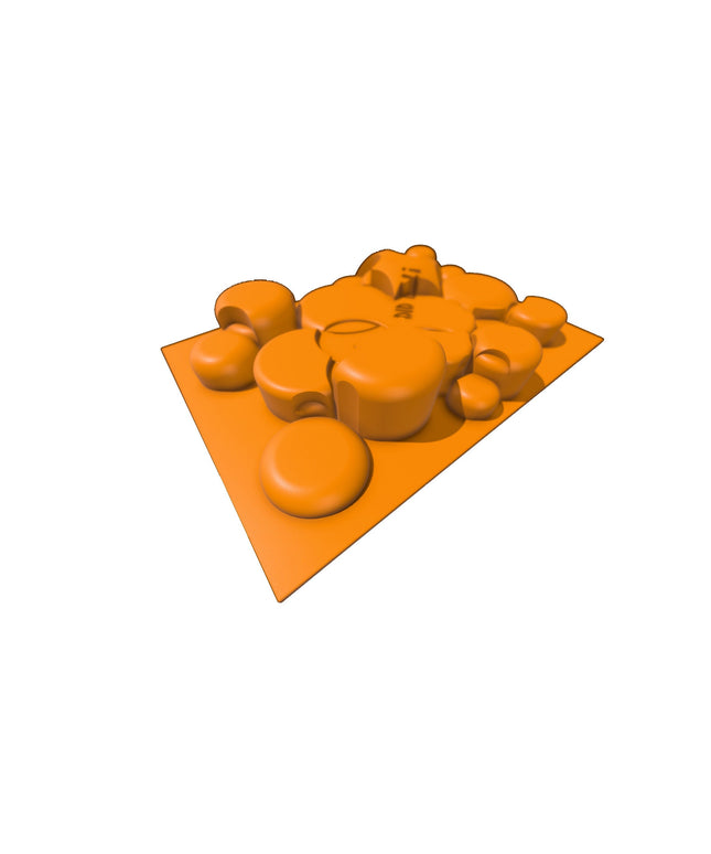 1/16- 1/18th Up / Down Plate - Flat / Bridge Plate - Push the Button - Monster - Crawler Scale - Anti Slip Rubber Feet - Expandable