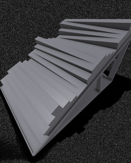 1/16-1/18th Set 2 Ramp Set - 5 Ramps - Monster Truck - Crawler Scale - Anti Slip Rubber Feet - Expandable