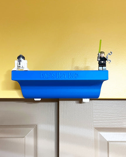 1/24th RC Car Truck Display Stand / Small Lego Wall Mount with Storage - SCX24 - Customizable - Fathers Day