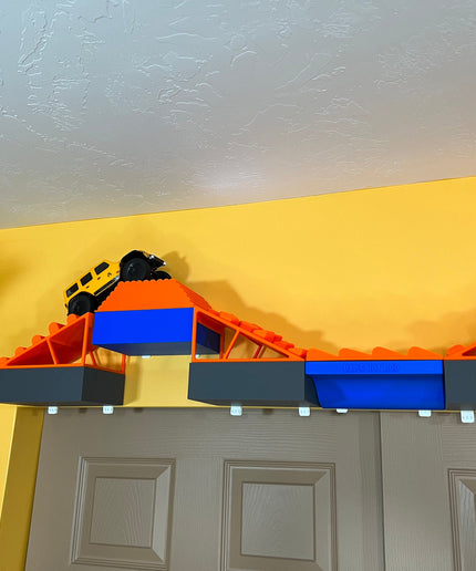 1/24th RC Crawl The Wall Set - Spans 54 Inches - Can be Mounted with Removable Strips or Screws - SCX24 - Expandable - Fathers Day