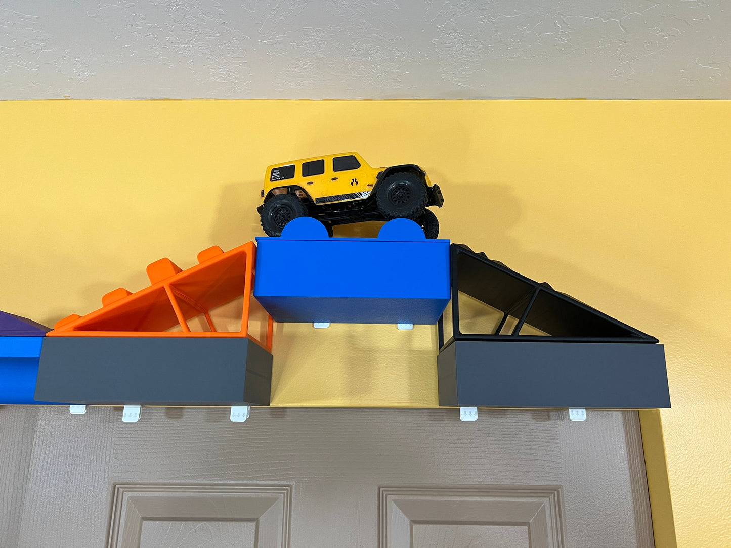 1/24th RC Crawl The Wall Set - Spans 54 Inches - Can be Mounted with Removable Strips or Screws - SCX24 - Expandable - Fathers Day