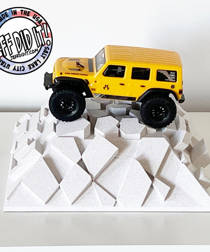1/24th Crawler 1 Square Foot Adventure Plate - Mulit-Style Design - Coffee Table Fun - Crawler Scale - Ikea Shelf - Anti Slip Rubber Feet