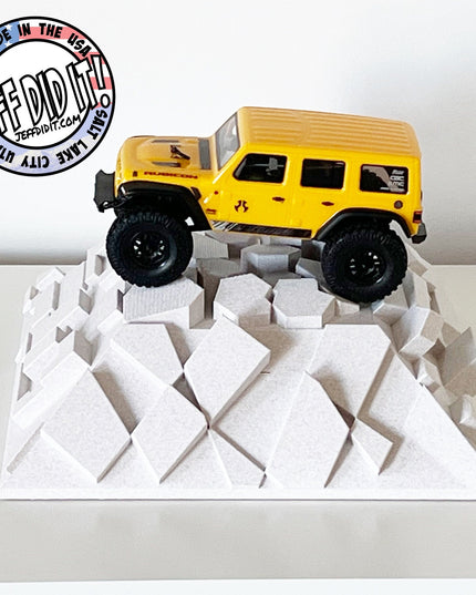 1/24th Crawler 1 Square Foot Adventure Plate - Mulit-Style Design - Coffee Table Fun - Crawler Scale - Ikea Shelf - Anti Slip Rubber Feet