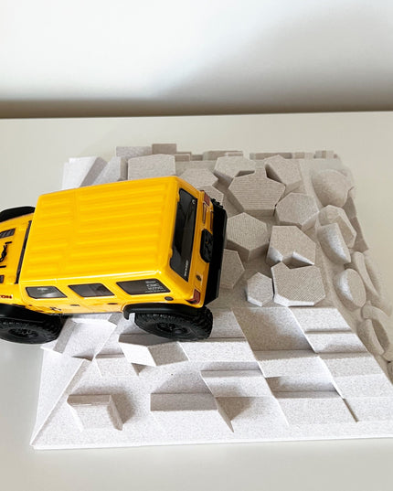 1/24th Crawler 1 Square Foot Adventure Plate - Mulit-Style Design - Coffee Table Fun - Crawler Scale - Ikea Shelf - Anti Slip Rubber Feet