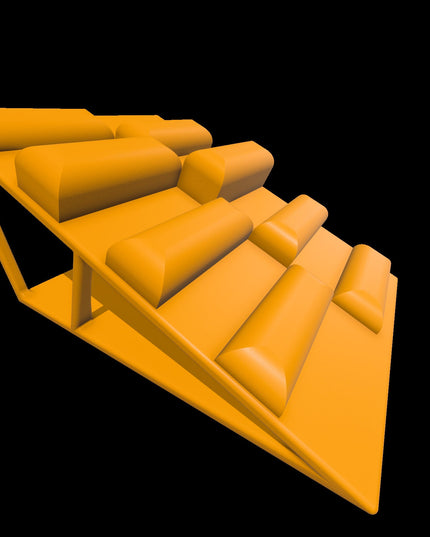 1/24th Ramp Curbed and Rollin' Terrain - Bridge Set - Monster Truck - Crawler Scale - Display - Includes Anti Slip Rubber Feet - Expandable
