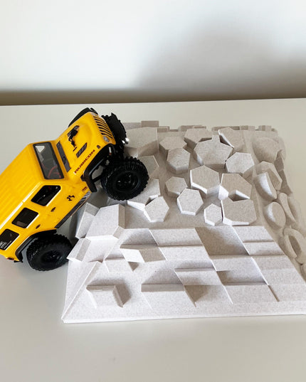 1/24th Crawler 1 Square Foot Adventure Plate - Mulit-Style Design - Coffee Table Fun - Crawler Scale - Ikea Shelf - Anti Slip Rubber Feet