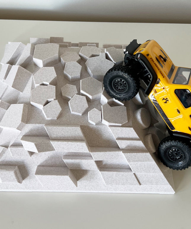 1/24th Crawler 1 Square Foot Adventure Plate - Mulit-Style Design - Coffee Table Fun - Crawler Scale - Ikea Shelf - Anti Slip Rubber Feet