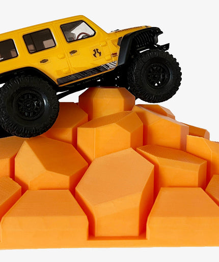 1/24th Crawler 1 Square Foot Adventure Plate - Hexed Design - Coffee Table Fun - Crawler Scale - Ikea Shelf - Anti Slip Rubber Feet