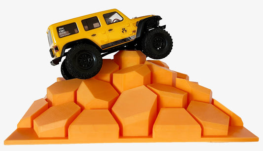 1/24th Crawler 1 Square Foot Adventure Plate - Hexed Design - Coffee Table Fun - Crawler Scale - Ikea Shelf - Anti Slip Rubber Feet