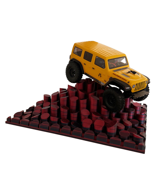 1/24th Crawler 1 Square Foot Adventure Plate - Post Design - Coffee Table Fun - Crawler Scale - Ikea Shelf - Anti Slip Rubber Feet