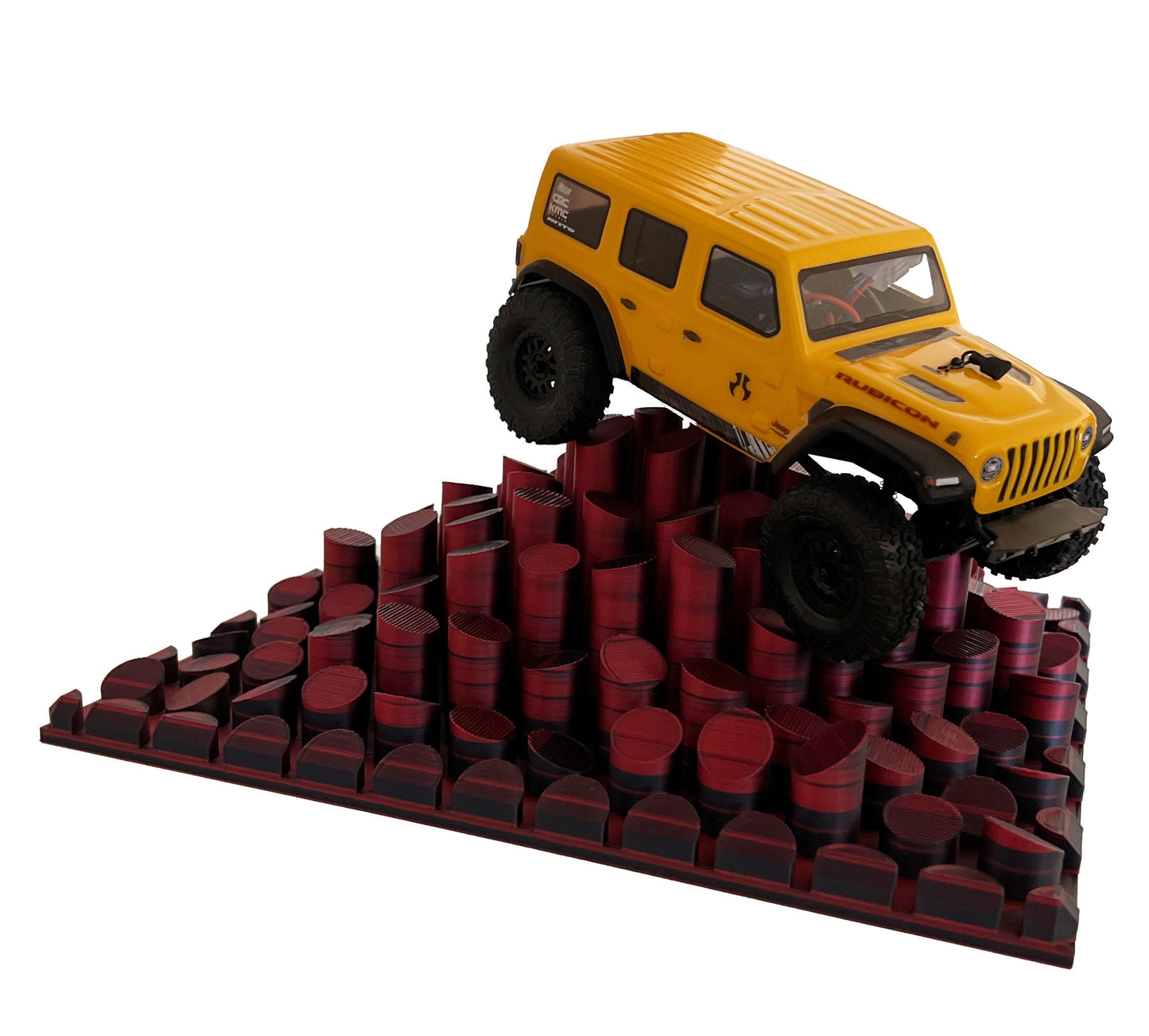 1/24th Crawler 1 Square Foot Adventure Plate - Post Design - Coffee Table Fun - Crawler Scale - Ikea Shelf - Anti Slip Rubber Feet