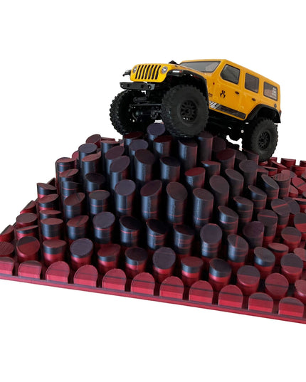 1/24th Crawler 1 Square Foot Adventure Plate - Post Design - Coffee Table Fun - Crawler Scale - Ikea Shelf - Anti Slip Rubber Feet
