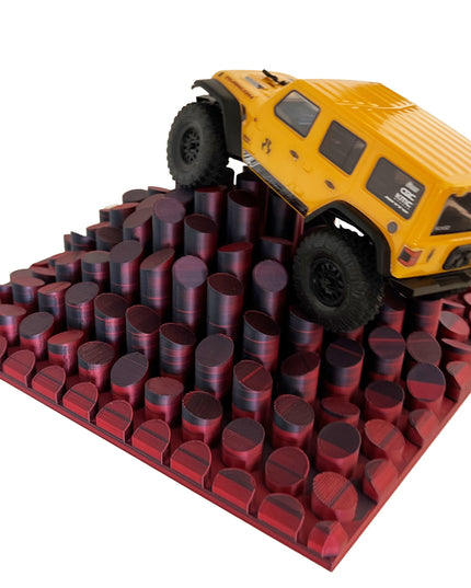 1/24th Crawler 1 Square Foot Adventure Plate - Post Design - Coffee Table Fun - Crawler Scale - Ikea Shelf - Anti Slip Rubber Feet