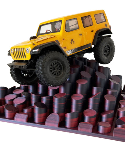 1/24th Crawler 1 Square Foot Adventure Plate - Post Design - Coffee Table Fun - Crawler Scale - Ikea Shelf - Anti Slip Rubber Feet