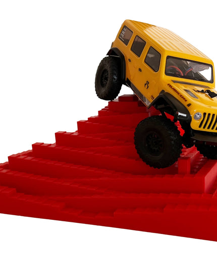 1/24th Crawler 1 Square Foot Adventure Plate - Temple Design - Coffee Table Fun - Crawler Scale - Ikea Shelf - Anti Slip Rubber Feet