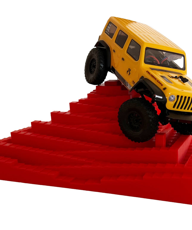 1/24th Crawler 1 Square Foot Adventure Plate - Temple Design - Coffee Table Fun - Crawler Scale - Ikea Shelf - Anti Slip Rubber Feet