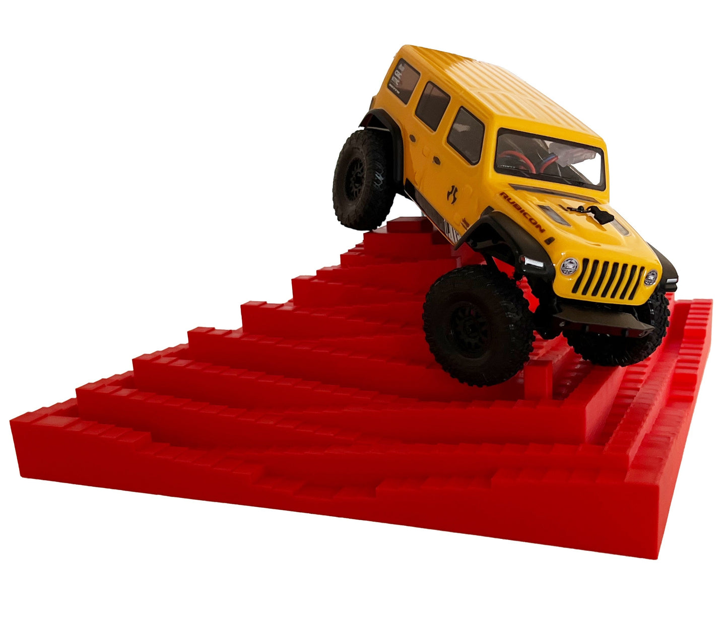 1/24th Crawler 1 Square Foot Adventure Plate - Temple Design - Coffee Table Fun - Crawler Scale - Ikea Shelf - Anti Slip Rubber Feet