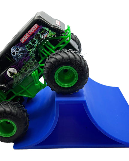1/24th Monster Truck Ramp Set 1 Includes 5 Stunt/Jump Ramps - WIDE - Works as Display Stand - Includes Anti Slip Rubber Feet - Great Gift!