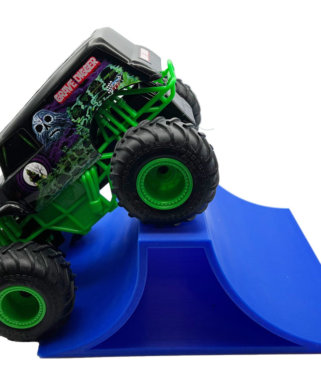 1/24th Monster Truck Ramp Set 1 Includes 5 Stunt/Jump Ramps - WIDE - Works as Display Stand - Includes Anti Slip Rubber Feet - Great Gift!