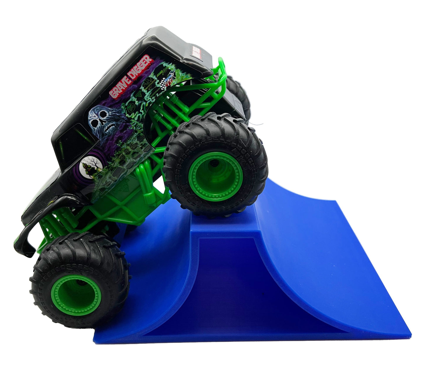 1/24th Monster Truck Ramp Set 1 Includes 5 Stunt/Jump Ramps - WIDE - Works as Display Stand - Includes Anti Slip Rubber Feet - Great Gift!