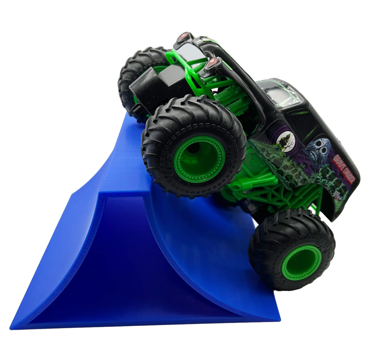 1/24th Monster Truck Ramp Set 1 Includes 5 Stunt/Jump Ramps - WIDE - Works as Display Stand - Includes Anti Slip Rubber Feet - Great Gift!