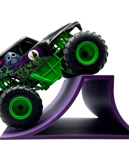 1/24th Monster Truck Ramp Set 1 Includes 5 Stunt/Jump Ramps - WIDE - Works as Display Stand - Includes Anti Slip Rubber Feet - Great Gift!