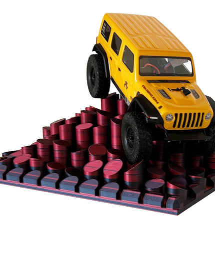 1/24th Crawler 1 Square Foot Adventure Plate - Post Design - Coffee Table Fun - Crawler Scale - Ikea Shelf - Anti Slip Rubber Feet