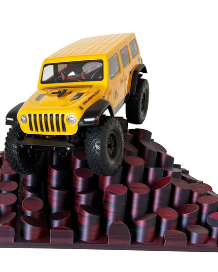 1/24th Crawler 1 Square Foot Adventure Plate - Post Design - Coffee Table Fun - Crawler Scale - Ikea Shelf - Anti Slip Rubber Feet