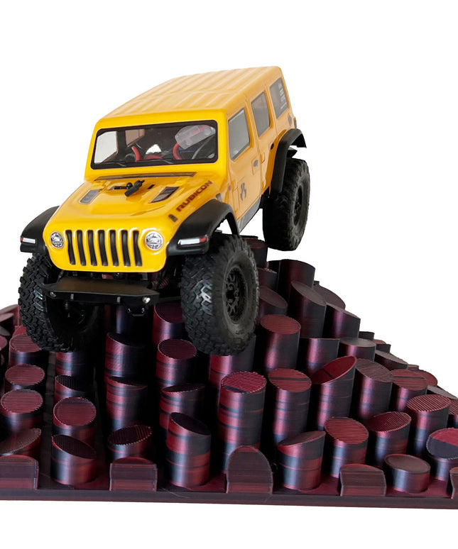1/24th Crawler 1 Square Foot Adventure Plate - Post Design - Coffee Table Fun - Crawler Scale - Ikea Shelf - Anti Slip Rubber Feet