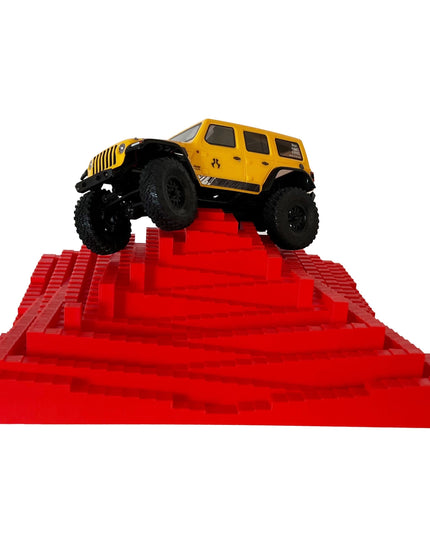 1/24th Crawler 1 Square Foot Adventure Plate - Temple Design - Coffee Table Fun - Crawler Scale - Ikea Shelf - Anti Slip Rubber Feet