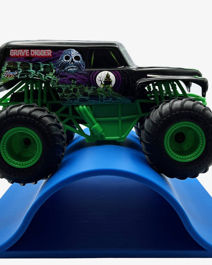 1/24th Monster Truck Ramp Set 1 Includes 5 Stunt/Jump Ramps - WIDE - Works as Display Stand - Includes Anti Slip Rubber Feet - Great Gift!