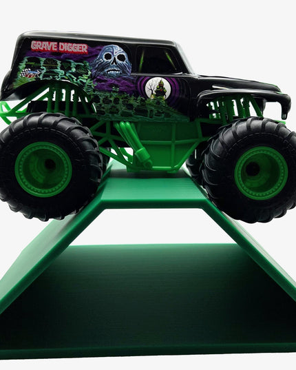 1/24th Monster Truck Ramp Set 1 Includes 5 Stunt/Jump Ramps - WIDE - Works as Display Stand - Includes Anti Slip Rubber Feet - Great Gift!