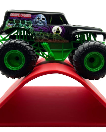 1/24th Monster Truck Ramp Set 1 Includes 5 Stunt/Jump Ramps - WIDE - Works as Display Stand - Includes Anti Slip Rubber Feet - Great Gift!