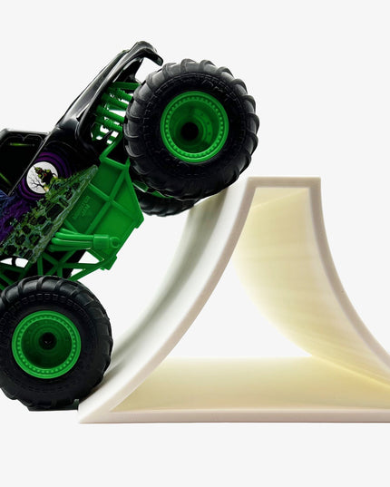 1/24th Monster Truck Ramp Set 1 Includes 5 Stunt/Jump Ramps - WIDE - Works as Display Stand - Includes Anti Slip Rubber Feet - Great Gift!