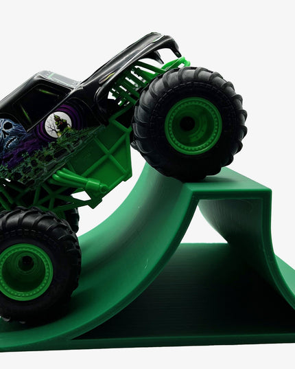 1/24th Monster Truck Ramp Set 1 Includes 5 Stunt/Jump Ramps - WIDE - Works as Display Stand - Includes Anti Slip Rubber Feet - Great Gift!