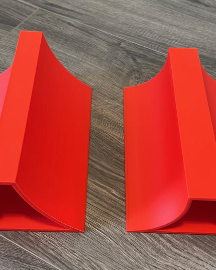 1/24th Monster Truck Stunt Ramp Set Includes 2 Stunt/Jump Ramps - Works as Display Stand - Includes Anti Slip Rubber Feet - Great Gift!