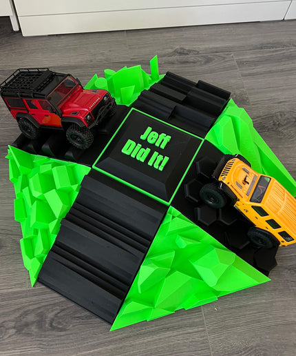 1/16 - 18th The Mound Ramp Set - Advanced Drivers Only - Aggressive Terrain - Crawler Scale - Display - Anti Slip Rubber Feet - Expandable