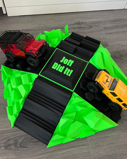 1/16 - 18th The Mound Ramp Set - Advanced Drivers Only - Aggressive Terrain - Crawler Scale - Display - Anti Slip Rubber Feet - Expandable