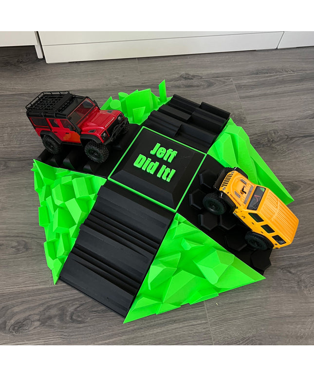 1/16 - 18th The Mound Ramp Set - Advanced Drivers Only - Aggressive Terrain - Crawler Scale - Display - Anti Slip Rubber Feet - Expandable