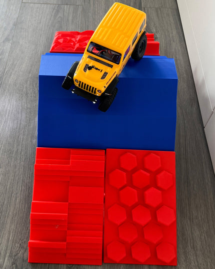 1/24th The Tunnel 4 Ramp Set - Bridge Set - Monster Truck - Crawler Scale - Display - Includes Anti Slip Rubber Feet - Expandable