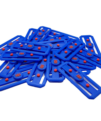 Jeff Did It! - Hot Wheels 2 Color Track Connectors 20 Pack - Track Upgrade - 3D Printed - Designed and Made in the USA