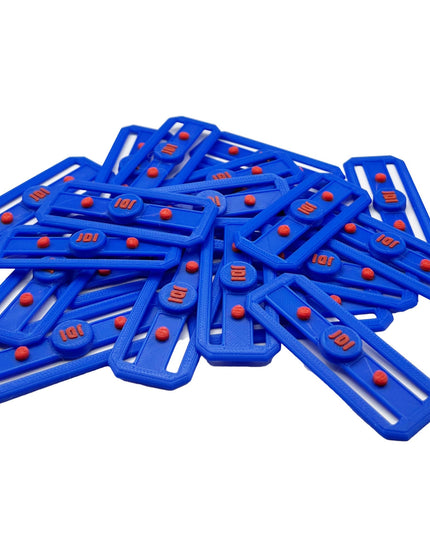Jeff Did It! - Hot Wheels 2 Color Track Connectors 20 Pack - Track Upgrade - 3D Printed - Designed and Made in the USA