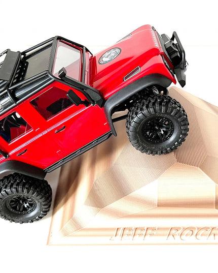 1/16- 1/18th Realistic Sedimentary Rock Style Plate - Crawler Scale - Base / DIY Style- Customizable - With Anti Slip Rubber Feet