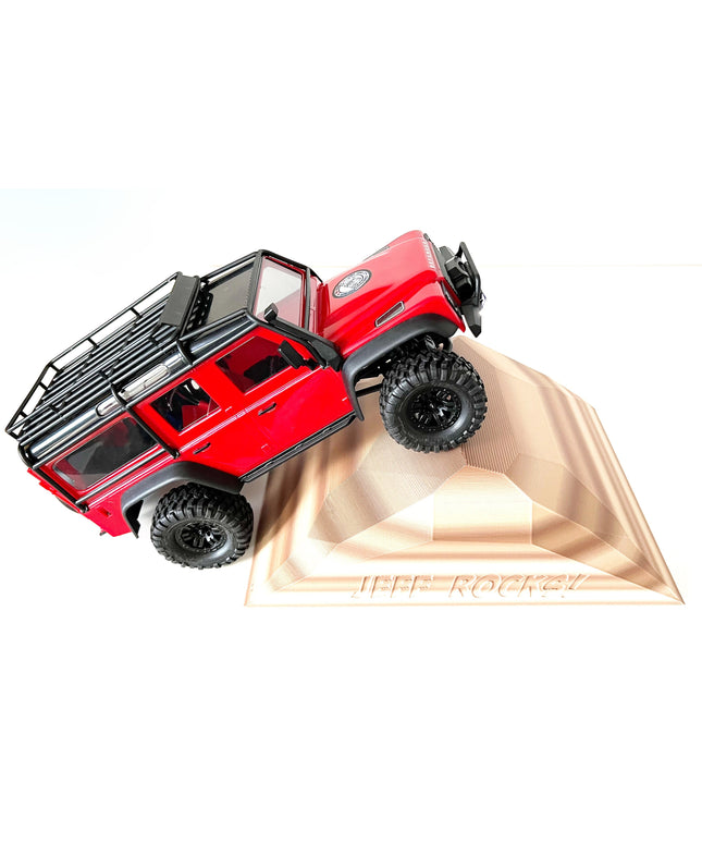 1/16- 1/18th Realistic Sedimentary Rock Style Plate - Crawler Scale - Base / DIY Style- Customizable - With Anti Slip Rubber Feet