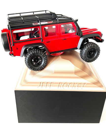 1/16- 1/18th Realistic Sedimentary Rock Display & Compatible w/Traxxas TQi Radio Holder - Crawler Scale - Base / DIY Style - Customizable