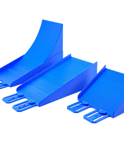 Jeff Did It! - Hot Wheels Monster Truck - 2 Lane Monster Truck 3 Jump Set - 3D Printed - Designed and Made in the USA