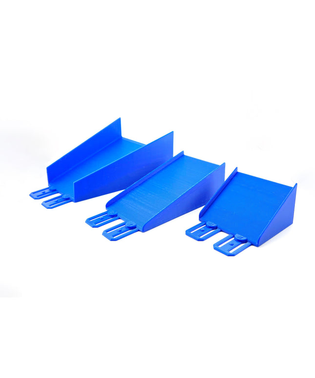 Jeff Did It! - Hot Wheels Monster Truck - 2 Lane 2 Ramp Set with Landing Ramp - 3D Printed - Designed and Made in the USA