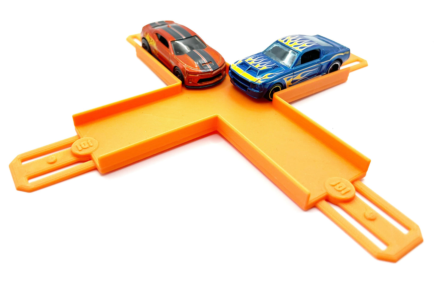 Jeff Did It! - Hot Wheels - 4 Way Crossing Crisscross Crash - 3D Printed - Designed and Made in the USA